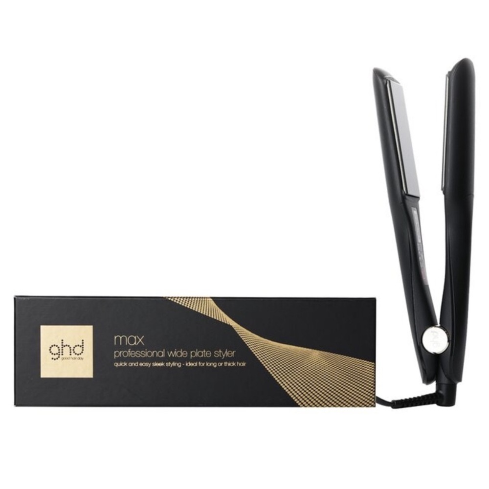 ghd Max Professional Wide Plate Styler - Black and Gold